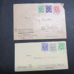 Bizone AM Post Sammlung Briefe Lot von 27 Stück undurchsucht.