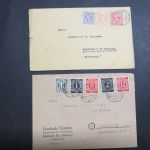 Bizone AM Post Sammlung Briefe Lot von 27 Stück undurchsucht.