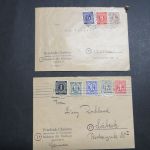 Bizone AM Post Sammlung Briefe Lot von 27 Stück undurchsucht.