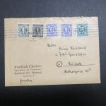 Bizone AM Post Sammlung Briefe Lot von 27 Stück undurchsucht.