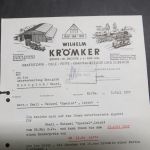 Bünde schönes Heimatlos von ca. 68 alter Rechnungen + Menukarten ca. 1903-1958