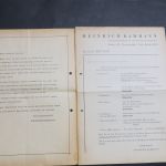 Bünde schönes Heimatlos von ca. 68 alter Rechnungen + Menukarten ca. 1903-1958