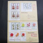 Druckvermerk DDR 2 R Briefe 2445-248 Musik Instrumente je Bogenecke Eckrand29,90