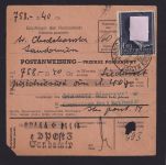 Besetzung Polen Generalgouvernement Postanweisung Karte Sandomierz n Czestochowa