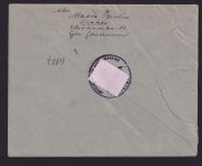 Besetzung Polen Generalgouvernement R Brief Krakau 5 Not R Zettel n. Paris