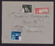 Besetzung Polen Generalgouvernement R Brief Krakau 5 Not R Zettel n. Paris