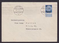 Besetzung Polen Generalgouvernement Brief EF 50 Gr. UR Warszawa Warschau n. Wien
