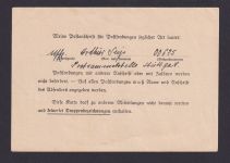 Postsache Besetzung Polen Generalgouvernement Feldpost K1 b 393 Benachrichtigung