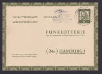 Bund Ganzsache Bedeutende Deutsche FP 8 Funklotterie Clausthal Zellerfeld 60,00