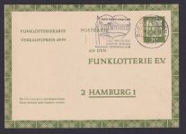 Bund Ganzsache Bedeutende Deutsche FP 9 Funklotterie Oeynhausen Hamburg 17,50