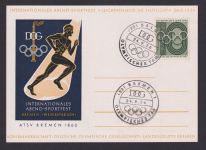 Sport Olympia Abend Sportfest Bremen Weserstadion Leichtathletik im Flutlicht