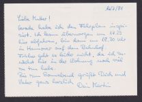 Briefmarken Bund Privatganzsache Burgen & Schlösser Göttingen 1. Bayerische