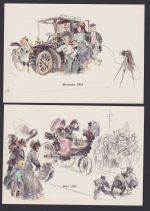 Ansichtskarte Auto Automobil Mercedes Benz 10 Karten Original Umschlag Reklame