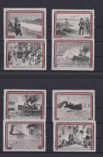 Militaria Deutsches Reich I. Weltkrieg Künstler Vignetten sign. L. Berwald