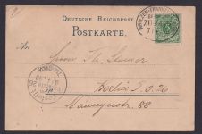 Vorläufer Ansichtskarte Bad Freidenwalde Bahnpost Wrietzen Frankenfurt Oder Zug