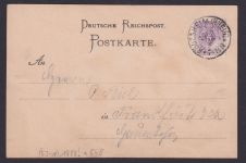Vorläufer Ansichtskarte Niederwald Denkmal Rüdesheim Rhein sehr frühe Karte 1888