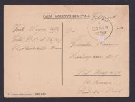 Besetzung Polen Generalgouvernement Postkarte Haag a.A. Österreich Feldpost K1