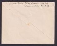 Besetzung Polen Generalgouvernement Feldpost Brief K1 401 Hamburg Neumünster