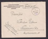Besetzung Polen Generalgouvernement Feldpost Brief K1 401 Hamburg Neumünster