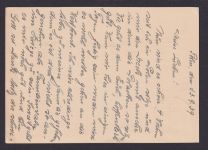 Besetzung Polen Generalgouvernement Postkarte mit stummen Feldpost K1 Regensburg