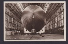Zeppelin Ansichtskarte LZ 127 Einbringen in die Halle Friedrichshaven Heidenheim