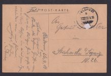 Besetzung Polen Generalgouvernement Feldpost Ansichtskarte Radomin n. Stahmeln
