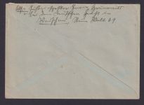 Besetzung Polen Generalgouvernement Brief EF 38 Warschau Bernau b. Berlin