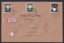 Besetzung Polen Generalgouvernement R Brief Krakau Bremen Deutsche Dienstpost