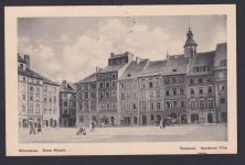Besetzung Polen Generalgouvernement Ansichtskarte Bahnpost Posen Kutno Warschau
