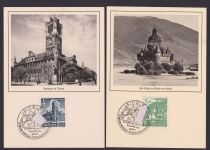 Briefmarken Deutsches Reich WHW ex. 752-759 Maximumkarten Leipzig selten
