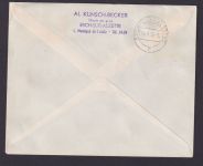 Luxemburg 535-536 Handwerk + Fernsehsender Brief FDC echt gel. Esch Sur Alzette