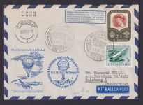 Flugpost Luxemburg 1. Hochalpen Ballon Postflug der Welt Rottenmann Rumellange
