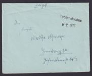 Besetzung Polen Generalgouvernement Feldpost Brief seltener L1 Tschenstochau