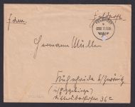 Besetzung Polen Generalgouvernement Brief Stummer Feldpost K1 000 10.10.1939