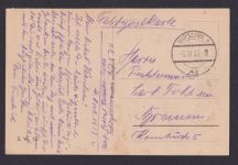 Besetzung Polen Generalgouvernement Feldpost Ansichtskarte Warschau Bremen AK