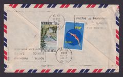 China Taiwan Luftpost Brief nach Brüssel Belgien Motiv Sport 12.12.1960