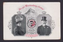 Deutsches Reich Privatganzsache Zur silbernen Hochzeitsfeier Württembergisches