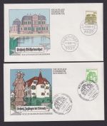 Bund Brief Letterset Burgen & Schlösser 1143 A II als FDC selten 6 Stück