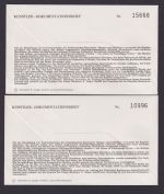 Bund Brief Letterset Burgen & Schlösser 1143 A II als FDC selten 6 Stück
