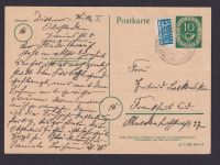 Bund Ganzsache Posthorn Landpoststempel Homburg vor der Höhe Hessen Frankfurt