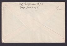 Deutsches Reich Brief stummer Feldpost Nr. 35918 Stempel ohne Ortsangabe Aachen