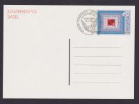 Basel Schweiz Postkarte Ganzsache Philatelie Anlass Nationale Briefmarken