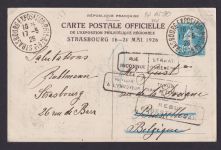 Frankreich Künstler Privatganzsache Philatelie Straßburg Exposition Philatelique