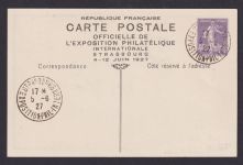 Frankreich Künstler Privatganzsache Philatelie Straßburg Exposition Philatelique