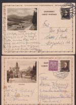 Ceskoslovensko Tscheoslowakei Lot 7 Bild Ganzsachen Praha Krkonose n Deutschland