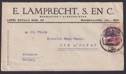 Gualdajara Mexico Brief Firma E. Lamprecht Ulm Donau