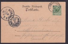 Vorläufer Oberhof Thüringen Ansichtskarte frühe Karte Jagdschloß Schmücke 1892