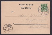 Bahnpost Weischlitz Vorläufer Ansichtskarte Sachsen sehr frühe Karte
