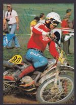 Autograph Autogramm Sport Motorrad Reklame Zündapp Eberhard Weber Weltmeister