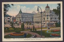 Wiesbaden Hessen Ansichtskarte Kurhaus am Nassauer Hof Würzburg Bayern